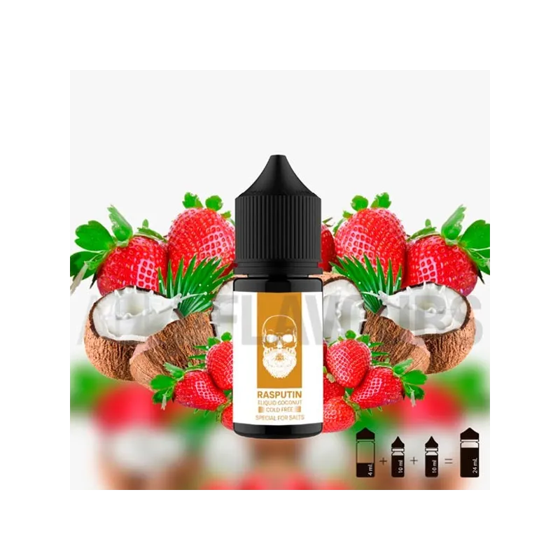 Pack sales nicotina Daruma Rasputin con sabor a coco con fresas sin efecto frío Pack sales nicotina Daruma Rasputin con sabor a coco con fresas sin efecto frío
