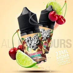Aroma vapeo con sabor a zumo de lima con cerezas.  concentrado de vapeo exquisito.