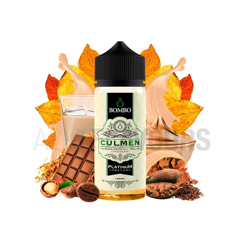 Exquisito líquido de vapeo de la marca bombo con notas dulces de chocolate Exquisito líquido de vapeo de la marca bombo con notas dulces de chocolate