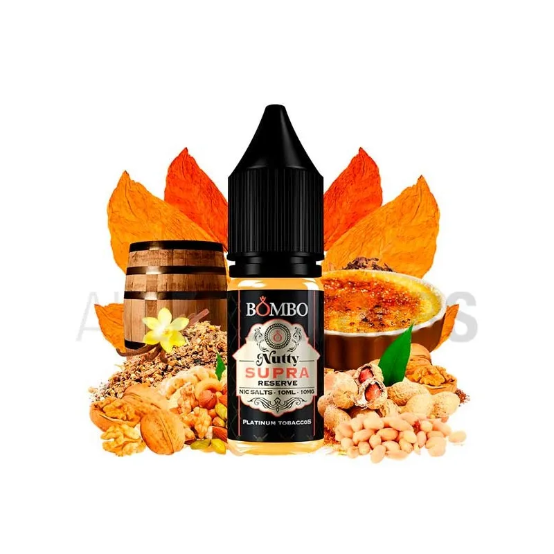 Líquido sales de nicotina Bombo tabaquil con deliciosas notas dulces y frutos secos Líquido sales de nicotina Bombo tabaquil con deliciosas notas dulces y frutos secos