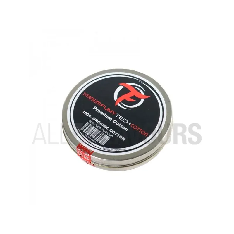 Algodón orgánico vapeo Titanium de Fumytech en colaboración con Titanium fiber Algodón orgánico vapeo Titanium de Fumytech en colaboración con Titanium fiber