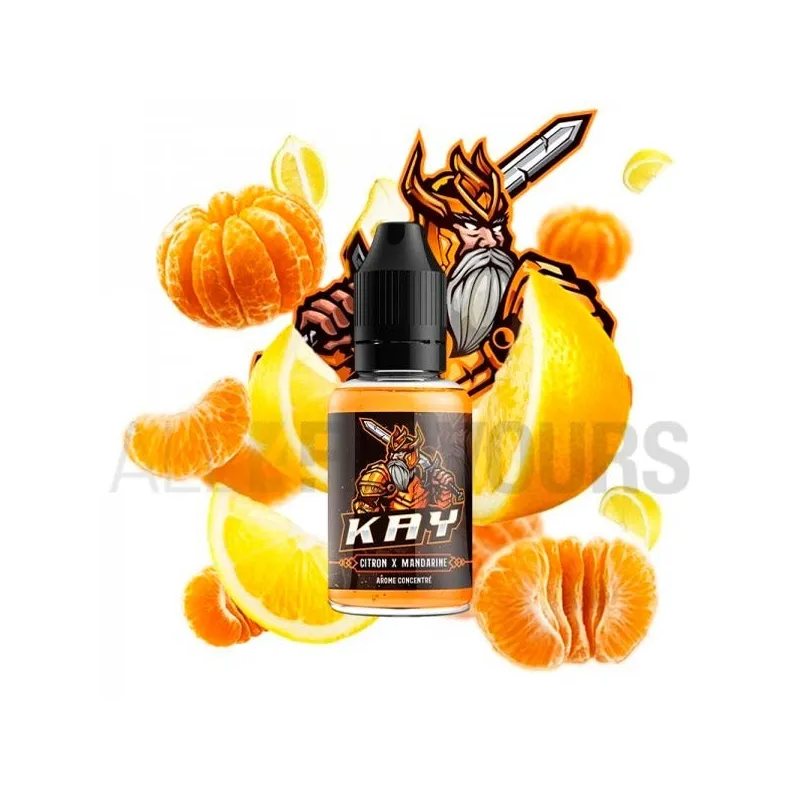 Aroma vapeo de la marca Xcaliburn con delicioso sabor mandarina y limón. Aroma vapeo de la marca Xcaliburn con delicioso sabor mandarina y limón.