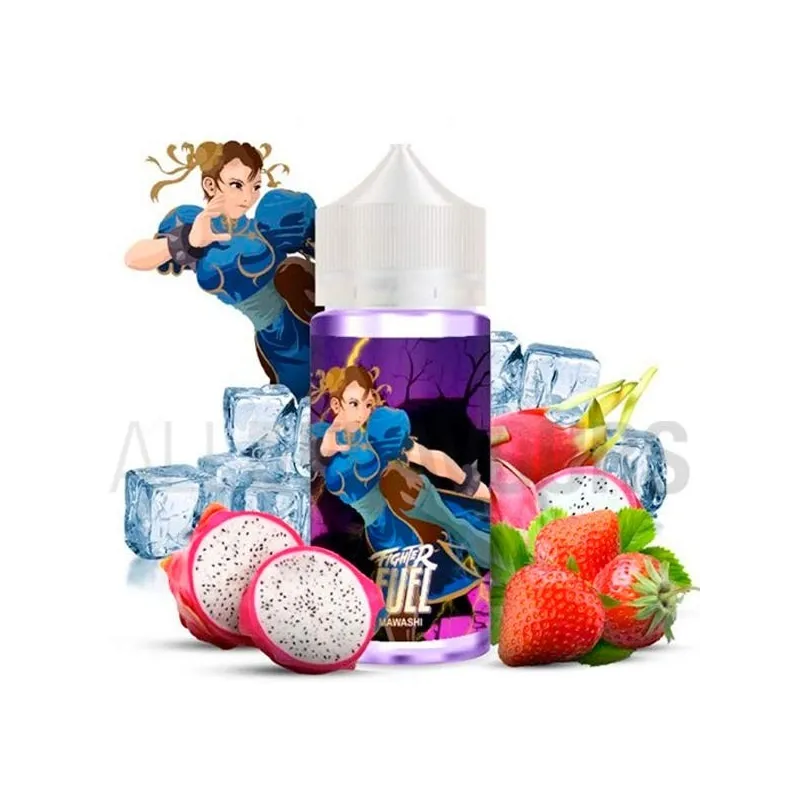Líquido vaper económico Fuel 100 ml sabor fruta del dragón y fresas con efecto frío Líquido vaper económico Fuel 100 ml sabor fruta del dragón y fresas con efecto frío