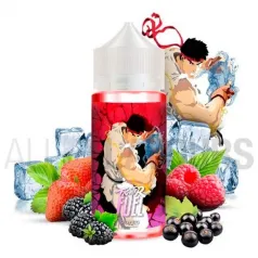 Líquido vaper económico Fuel 100 ml sabor frutos del bosque con efecto frío