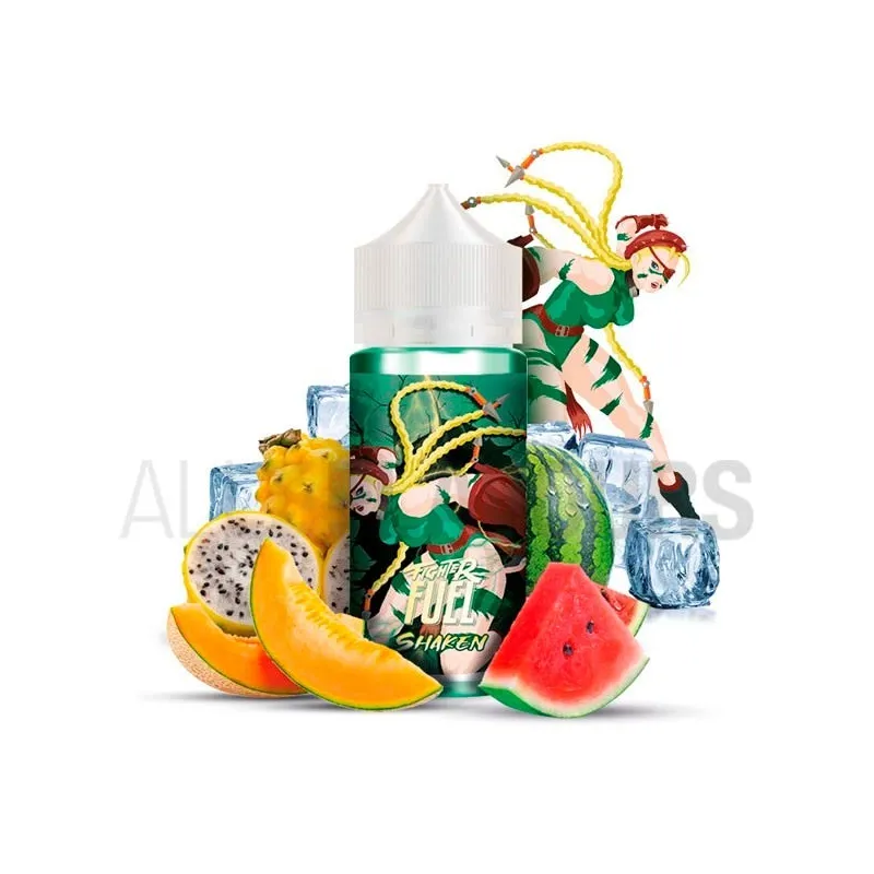 Líquido vaper económico Fuel 100 ml sabor sandía y melón con efecto frío Líquido vaper económico Fuel 100 ml sabor sandía y melón con efecto frío