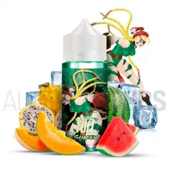 Líquido vaper económico Fuel 100 ml sabor sandía y melón con efecto frío