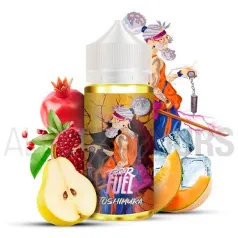 Líquido vaper económico Fuel 100 ml sabor melón, pera y granada con efecto frío