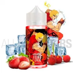 Líquido vaper económico Fuel 100 ml sabor a fresas y lichis con efecto frío