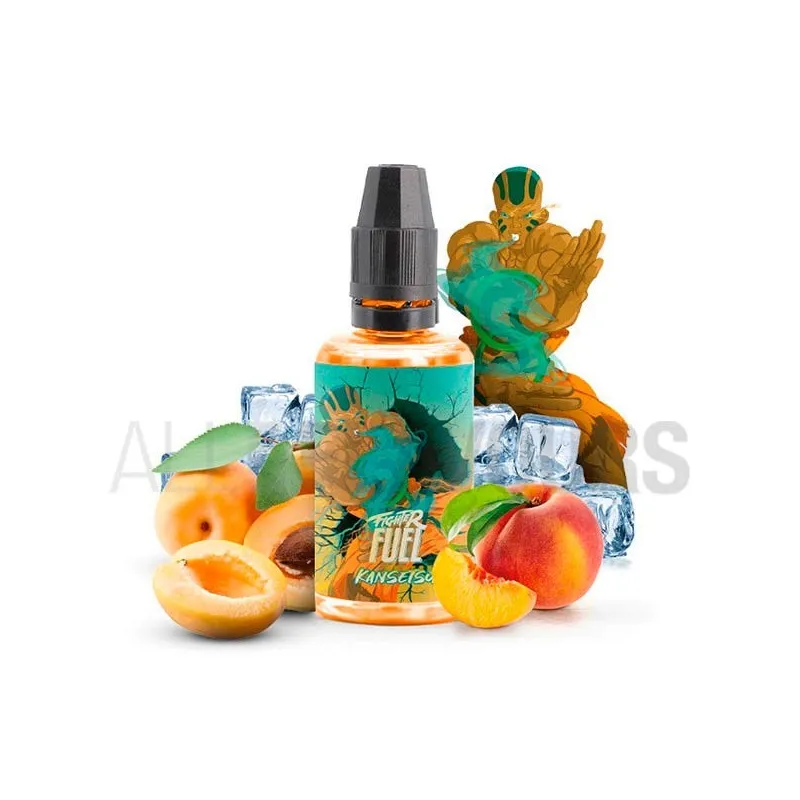 Aroma vapeo Kansetsu marca Fuel 30 ml con delicioso sabor melocotón y albaricoque Aroma vapeo Kansetsu marca Fuel 30 ml con delicioso sabor melocotón y albaricoque