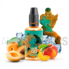 Aroma vapeo  Kansetsu marca Fuel 30 ml con delicioso sabor melocotón y albaricoque