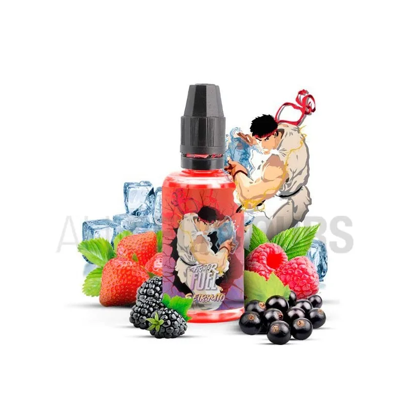 Aroma vapeo Seiryuto marca Fuel 30 ml con sabor a frutos del bosque con efecto frío Aroma vapeo Seiryuto marca Fuel 30 ml con sabor a frutos del bosque con efecto frío