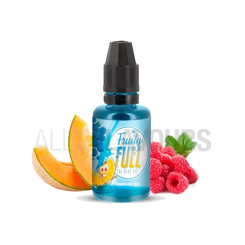 Aroma vapeo Blue Oil marca Fuel 30 ml con sabor melón con frambuesas rojas Aroma vapeo Blue Oil marca Fuel 30 ml con sabor melón con frambuesas rojas