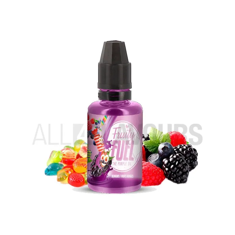 Aroma vapeo Purple Oil marca Fuel 30 ml con sabor a carámelo de frutos rojos Aroma vapeo Purple Oil marca Fuel 30 ml con sabor a carámelo de frutos rojos