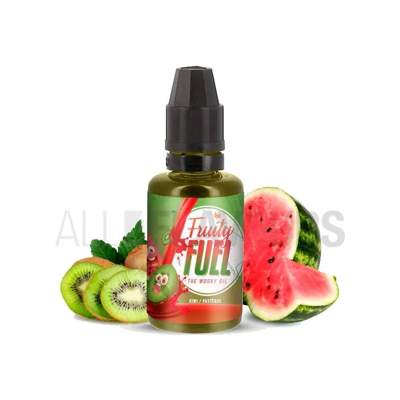 Aroma vapeo Wooky Oil marca Fuel 30 ml con sabor sandía con kiwi Aroma vapeo Wooky Oil marca Fuel 30 ml con sabor sandía con kiwi