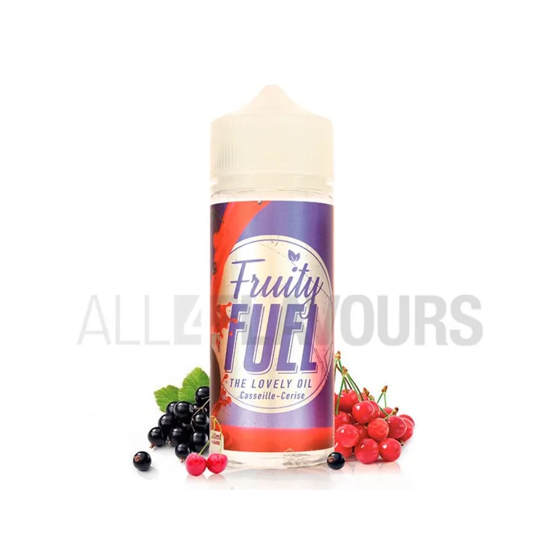 Líquido vaper sin nicotina económico Fuel 100 ml sabor cerezas y grosellas negras Líquido vaper sin nicotina económico Fuel 100 ml sabor cerezas y grosellas negras