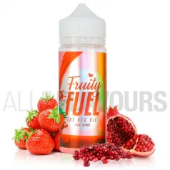 Líquido vaper sin nicotina económico Fruty Fuel 100 ml sabor granada y fresas