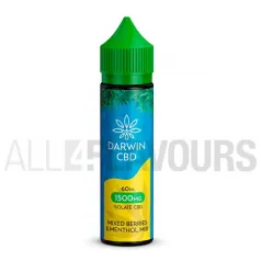 Líquido vaper CBD Darwin con sabor a frutos del bosque 1500 mg de CBD con terpenos