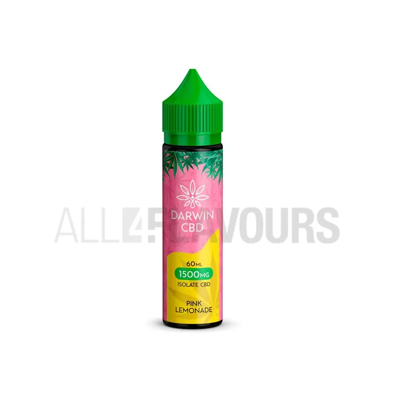 Líquido vaper CBD Darwin con sabor a limonada de frambuesas 1500 mg de CBD con terpenos Líquido vaper CBD Darwin con sabor a limonada de frambuesas 1500 mg de CBD con terpenos