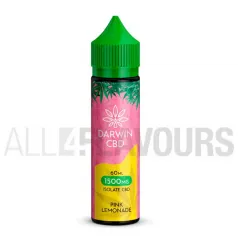 Líquido vaper CBD Darwin con sabor a limonada de frambuesas 1500 mg de CBD con terpenos