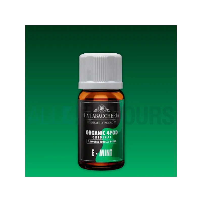 extracto orgánico tabaco sin nicotina 4pod emint 10ml la tabaccheria extracto orgánico tabaco sin nicotina 4pod emint 10ml la tabaccheria