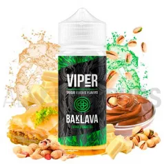 Líquido vapeo Baklava 100 ml sabor , dulce con crema de chocolate y pistacho sin nicotina Viper Eliquid