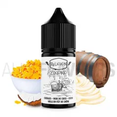 Aroma vapeo sin nicotina Zikoko 30 ml Religion sabor a cereales con crema y coco