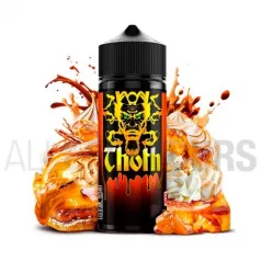 Thoth es un líquido de vapeo de leche vainilla con crema de la marca Oil4vap