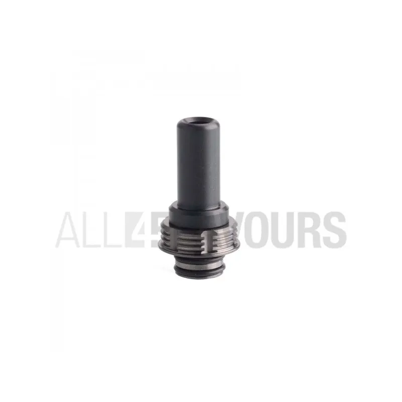 Drip Tip Long 510 - Black + Gunmetal Thunderhead Creations Drip Tip Long 510 - Black + Gunmetal Thunderhead Creations