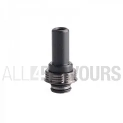 Drip Tip Long 510 Black + Gunmetal Thunderhead Creations