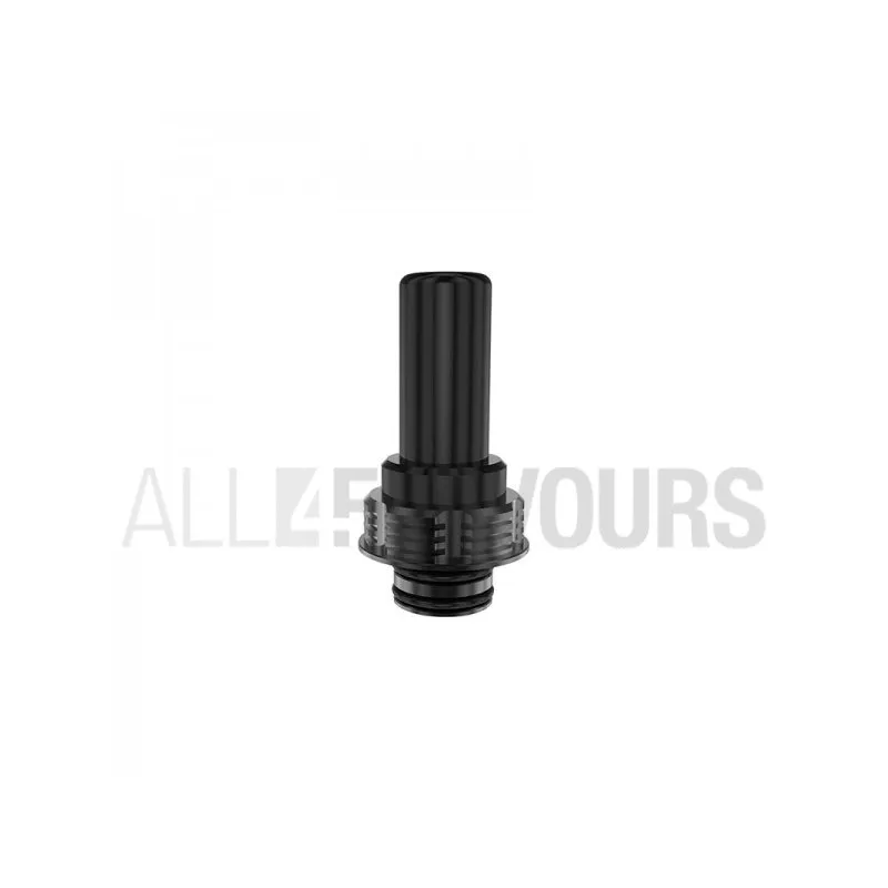 Drip Tip Long 510 - Black + Gunmetal Thunderhead Creations Drip Tip Long 510 - Black + Gunmetal Thunderhead Creations