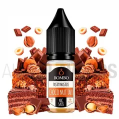Líquido sales de nicotina sabor tarta de chocolate con avellanas Choco Nut Tart 10 ml 10/20 MG  Bombo