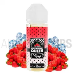 Líquido vaper sin nicotina Strawberry King 100 ml Strawberry Queen sabor a fresas con frescor