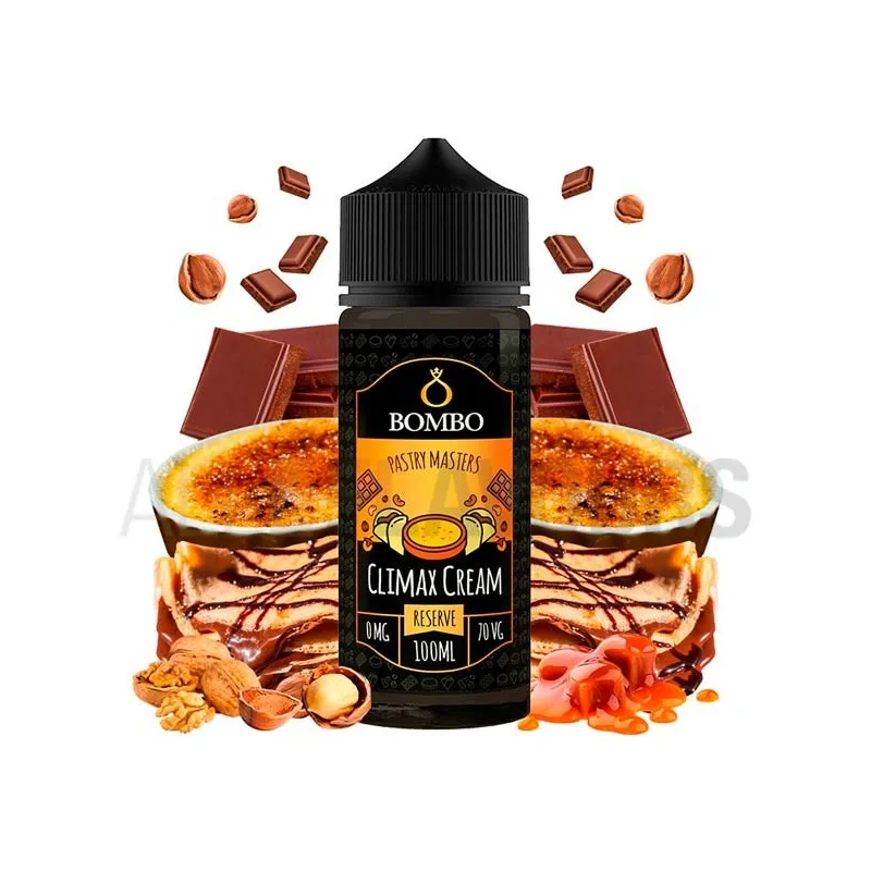 Líquido vapeo sin nicotina Cream Climax 100 ml Bombo Líquido vapeo sin nicotina Cream Climax 100 ml Bombo