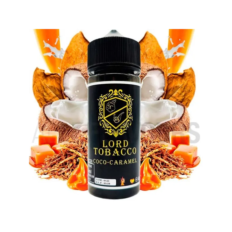 Líquido vaper sin nicotina Caramel Tobacco 100 ml Lord Tobacco Líquido vaper sin nicotina Caramel Tobacco 100 ml Lord Tobacco