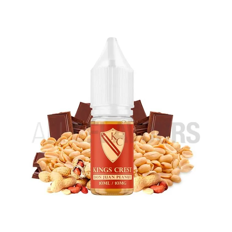 Sales nicotina Don Juan Don Juan Peanut 10 ml 10/20 MG Kings Crest Sales nicotina Don Juan Don Juan Peanut 10 ml 10/20 MG Kings Crest