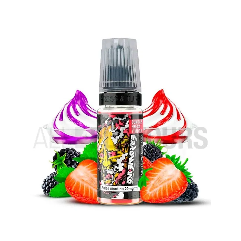 Sales nicotina Sundae Fresa Mora 10 ml 10/20 MG Oni smoke Sales nicotina Sundae Fresa Mora 10 ml 10/20 MG Oni smoke