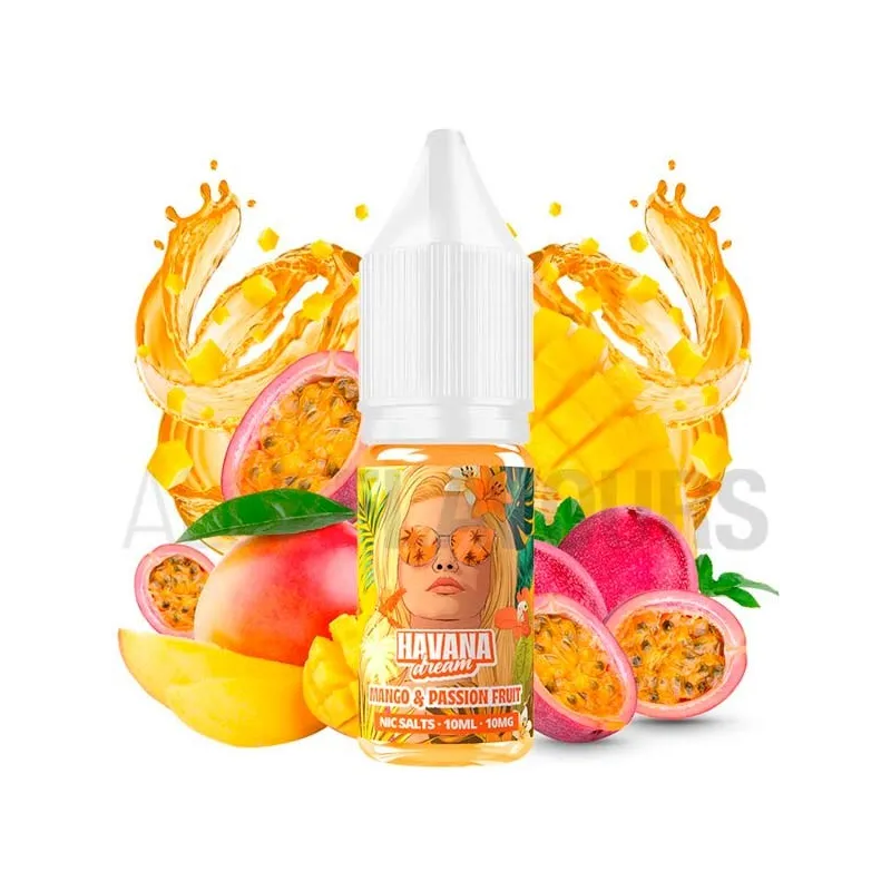 Líquido sales de nicotina Mango Passion Fruit 10 ml 10/20MG Havana Dream Líquido sales de nicotina Mango Passion Fruit 10 ml 10/20MG Havana Dream