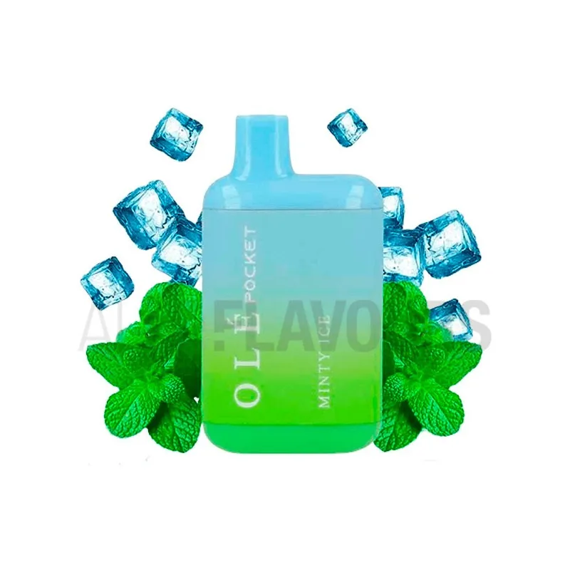 Pod desechable con nicotina sabor menta Pod Desechable Pod Desechable Minty Ice 20mg Olé Pocket Bud Vape Pod desechable con nicotina sabor menta Pod Desechable Pod Desechable Minty Ice 20mg Olé Pocket Bud Vape