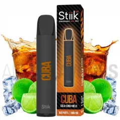 Pod desechable con nicotina sabor a bebida de cola con lima Pod Desechable Cuba Stiik Plus