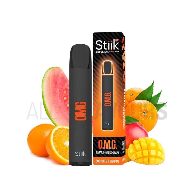 Pod desechable con nicotina sabor frutal Pod Desechable O.M.G Stiik Plus Pod desechable con nicotina sabor frutal Pod Desechable O.M.G Stiik Plus