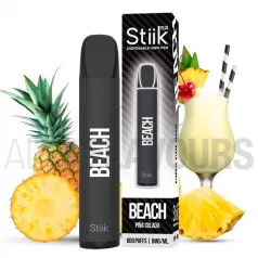 Pod desechable con nicotina sabor a piña colada Pod Desechable Piña Colada Stiik Plus