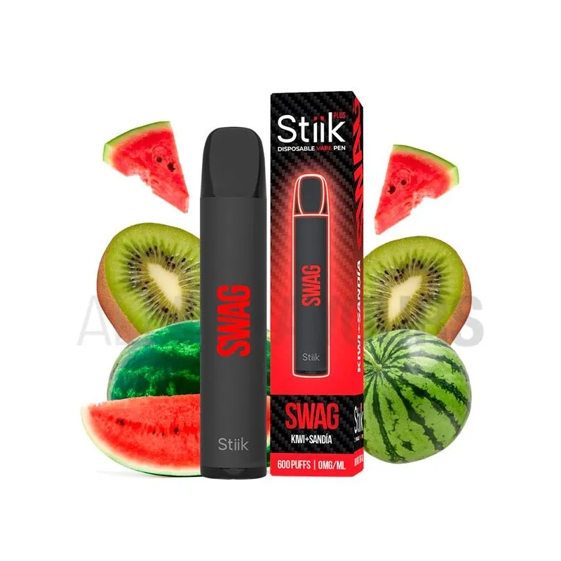 Pod desechable con nicotina sabor a sandía con kiwi Pod Desechable Queen Swag Plus Pod desechable con nicotina sabor a sandía con kiwi Pod Desechable Queen Swag Plus