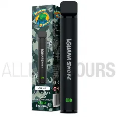Pod desechable CBD AK47 Broad Spectrum Iguana Smoke con sabor a variedad AK47