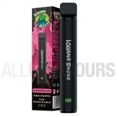 Pod desechable CBD Marsmallow Iguana Smokes con sabor a malvavisco