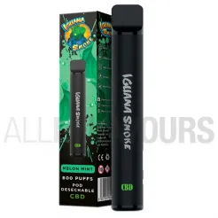 Pod desechable CBD Melon Mint Iguana Smokes