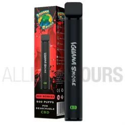 Pod desechable CBD Red Berries Iguana Smokes