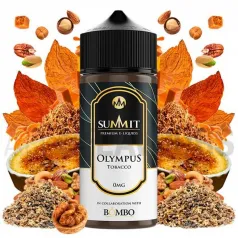 líquido de vapeo sin nicotina  Olympus Tobacco 100ml Bombo sabor a tabaco dulce