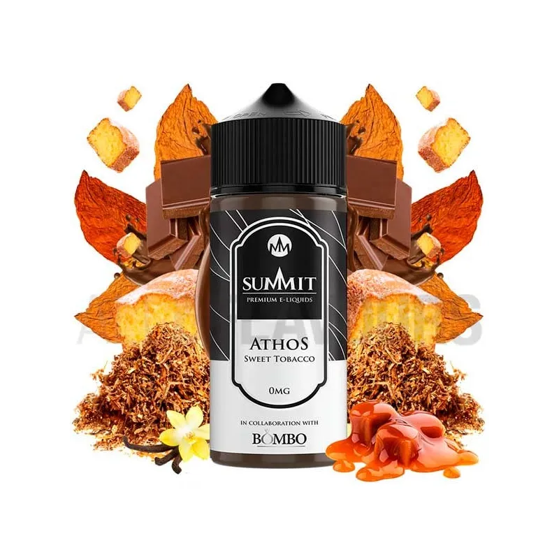 líquido de vapeo sin nicotina Athos Tobacco 100ml Bombo sabor a tabaco dulce líquido de vapeo sin nicotina Athos Tobacco 100ml Bombo sabor a tabaco dulce