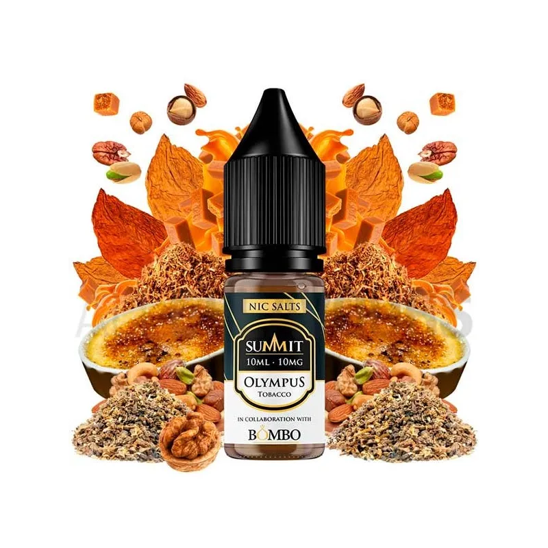 Líquido sales de nicotina Olympus Tobacco 10 ml 10/20 MG Bombo sabor a tabaco dulce Líquido sales de nicotina Olympus Tobacco 10 ml 10/20 MG Bombo sabor a tabaco dulce