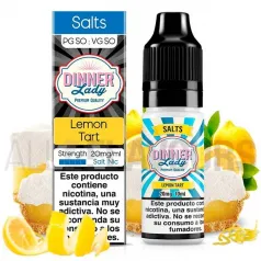 Sales nicotina Lemon tart Dinner Lady 10ml con sabor a tarta de limón